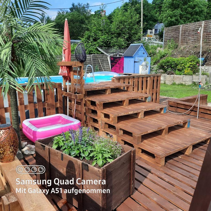 Ferienwohnung Erz-Hostel Thermalbad Wiesenbad ภายนอก รูปภาพ